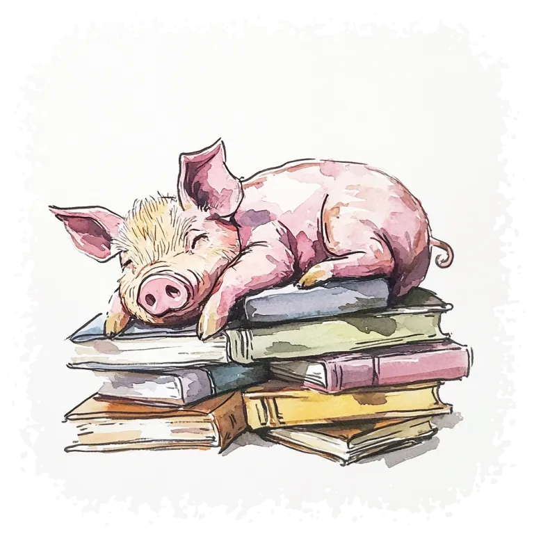 The always overworked farm Pig