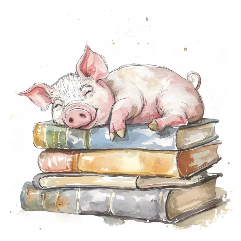 The always overworked farm Pig