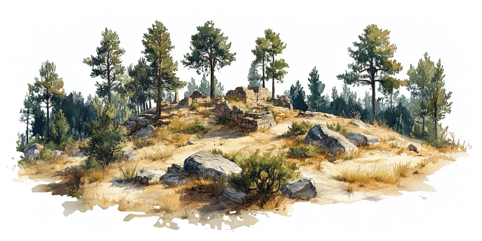 Trouble in the Forest illustration