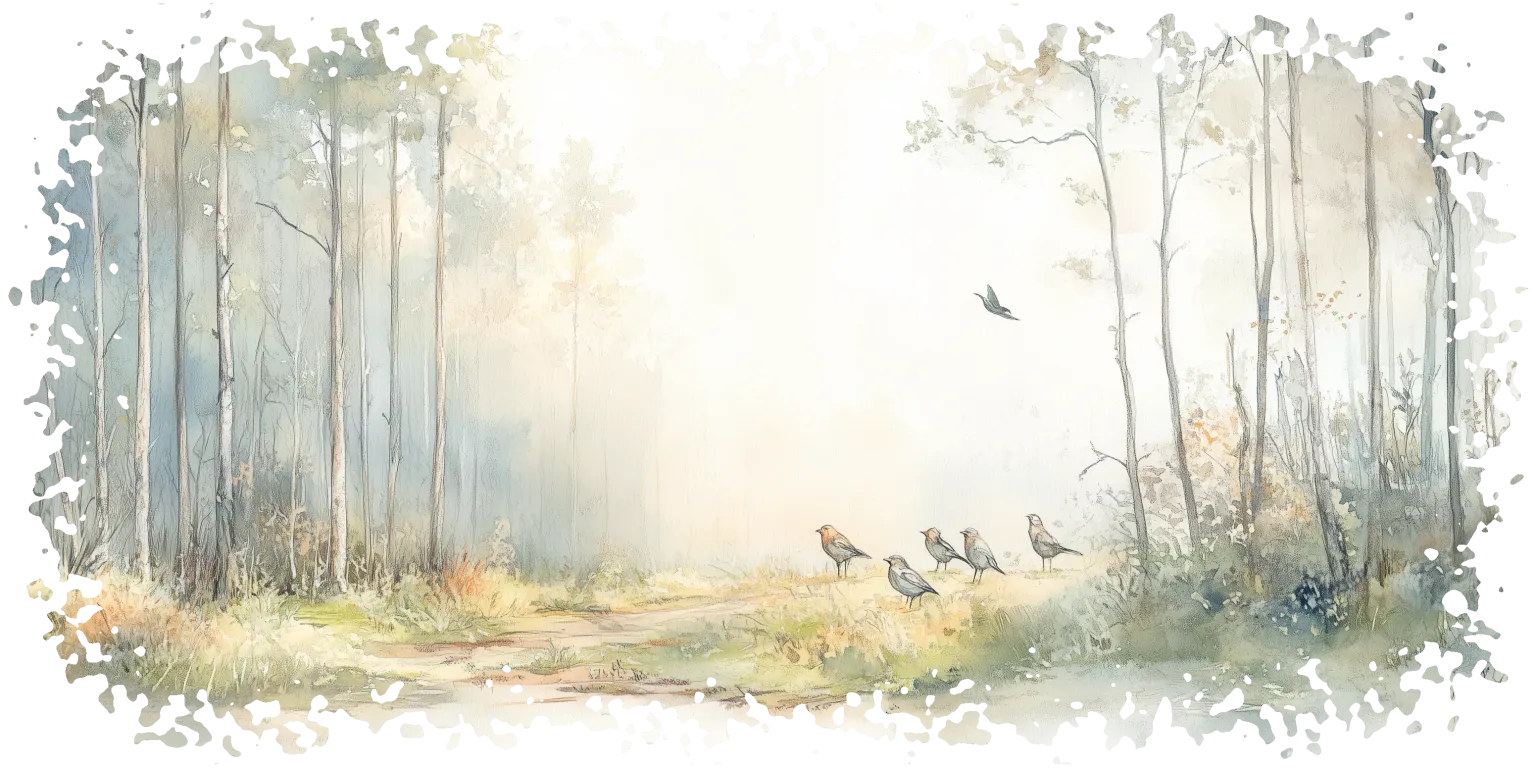 Trouble in the Forest illustration